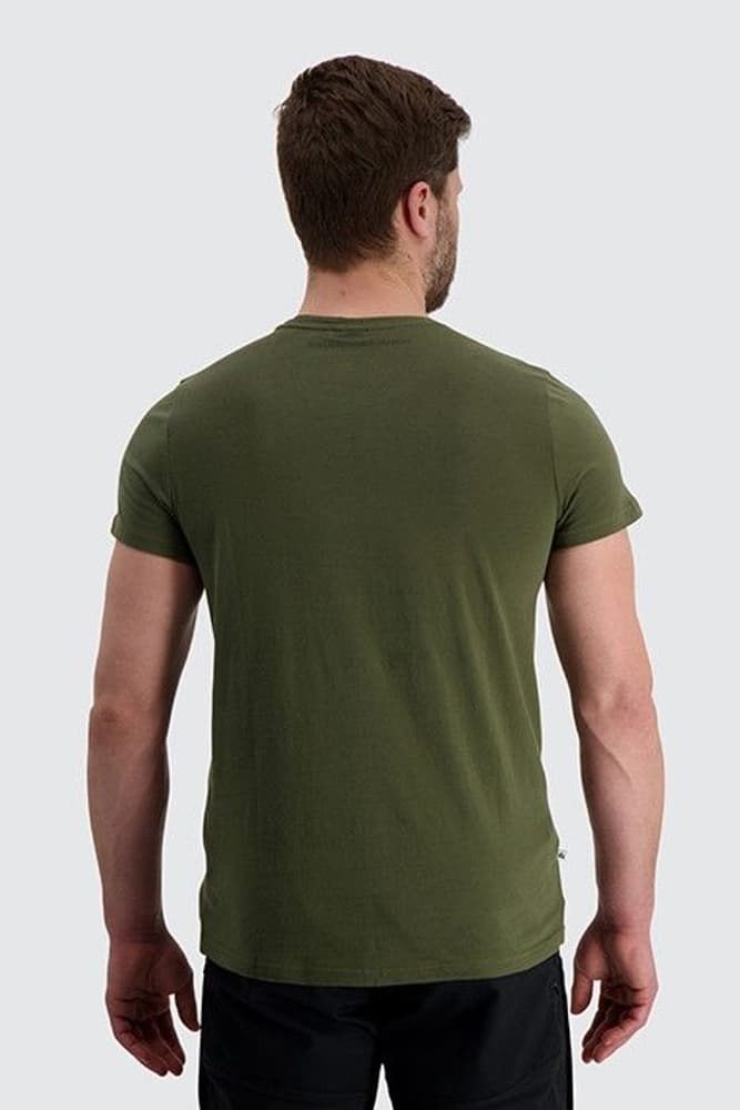 M's Cotton T-Shirt Hunting Green, view: 2