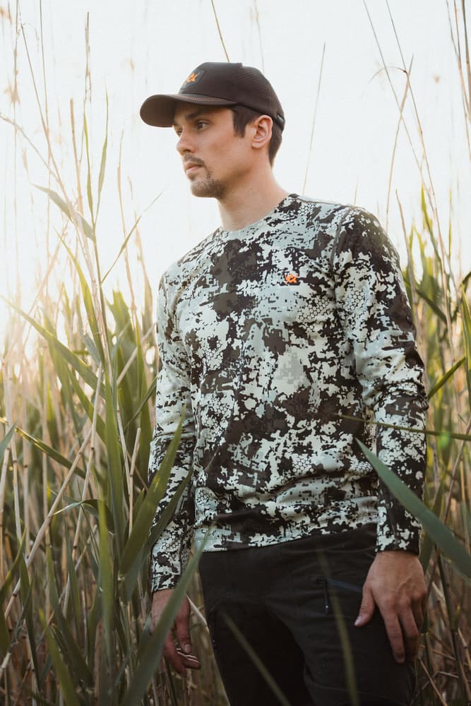 M's Cooldry LS T-Shirt BlindTech Reed, view: 2