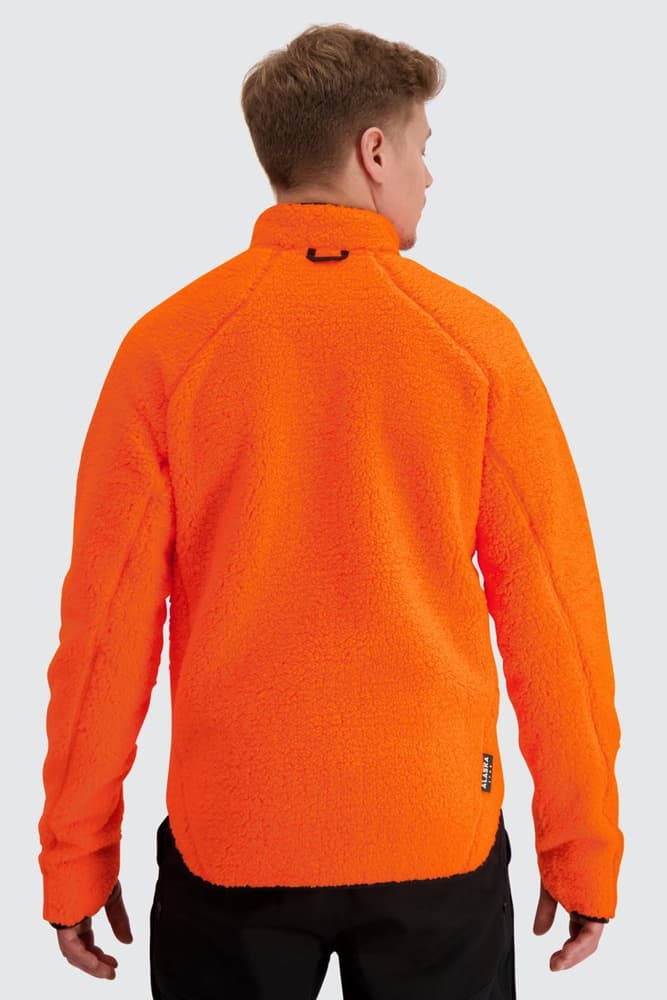 M's Teddy Fleece Jacket Orange, view: 4