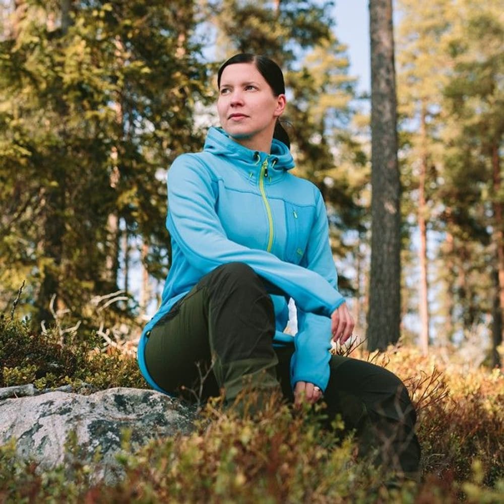 Cooper Stretch Hoodie Aqua/Lime, view: 1