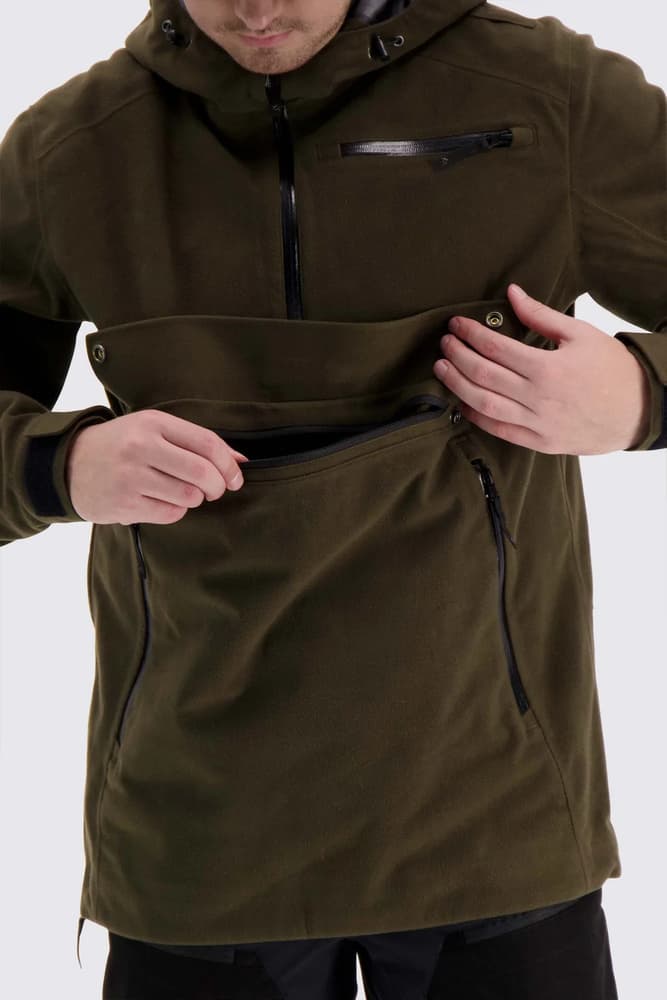 M's Performance Anorak Moss Brown, view: 5
