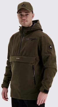 M's Performance Anorak Moss Brown - view: 3