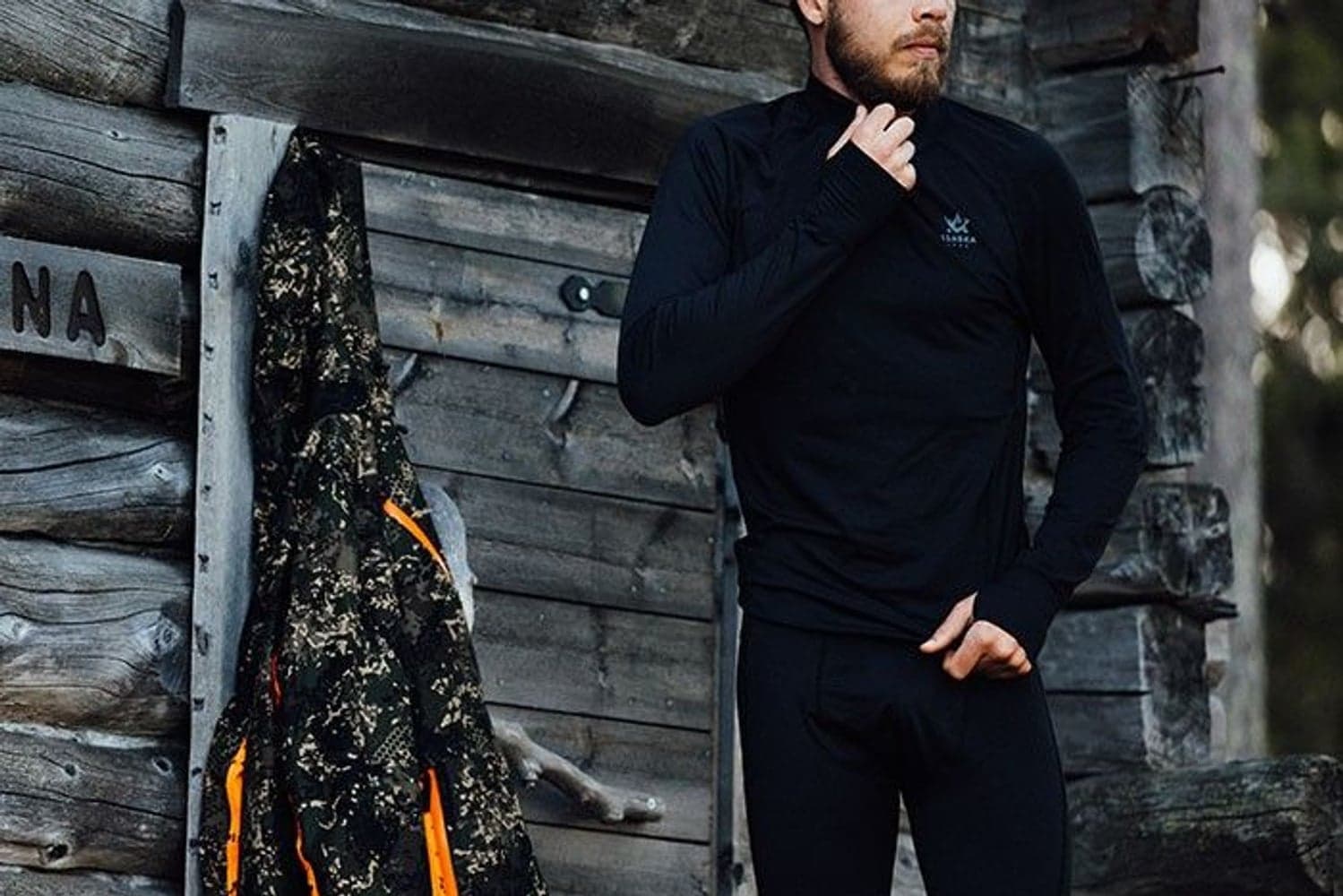 M's CoolDry Top + Bottom Black, view: 3