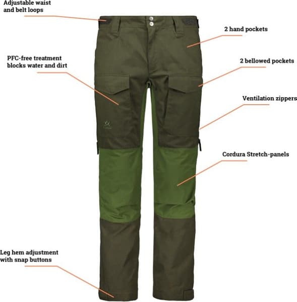 M's Ranger Cordura Pant Hunting Green, view: 2