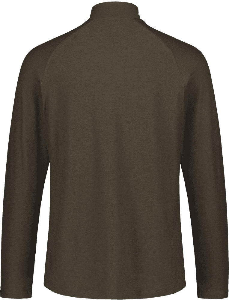 M's CoolDry Half-Zip Top Moss Brown, view: 1