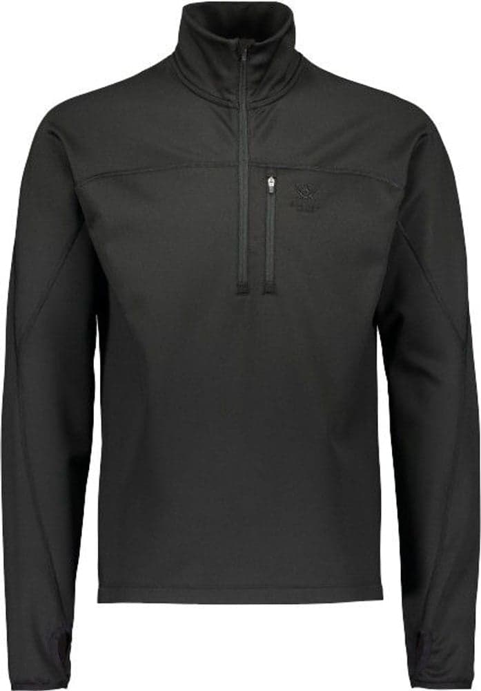 M's ThermoDry Half-Zip Top Black, view: 0