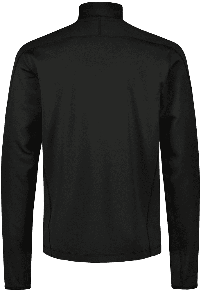 M's ThermoDry Half-Zip Top Black, view: 1
