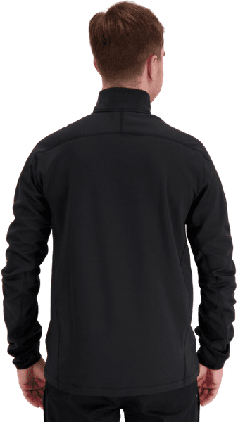 M's ThermoDry Half-Zip Top Black, view: 4