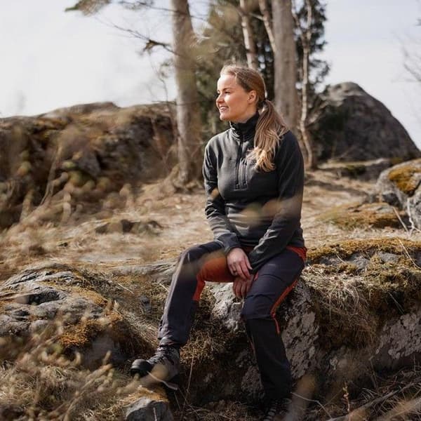 W's Trekking Lite Pro Pant Orange / Grey, view: 3