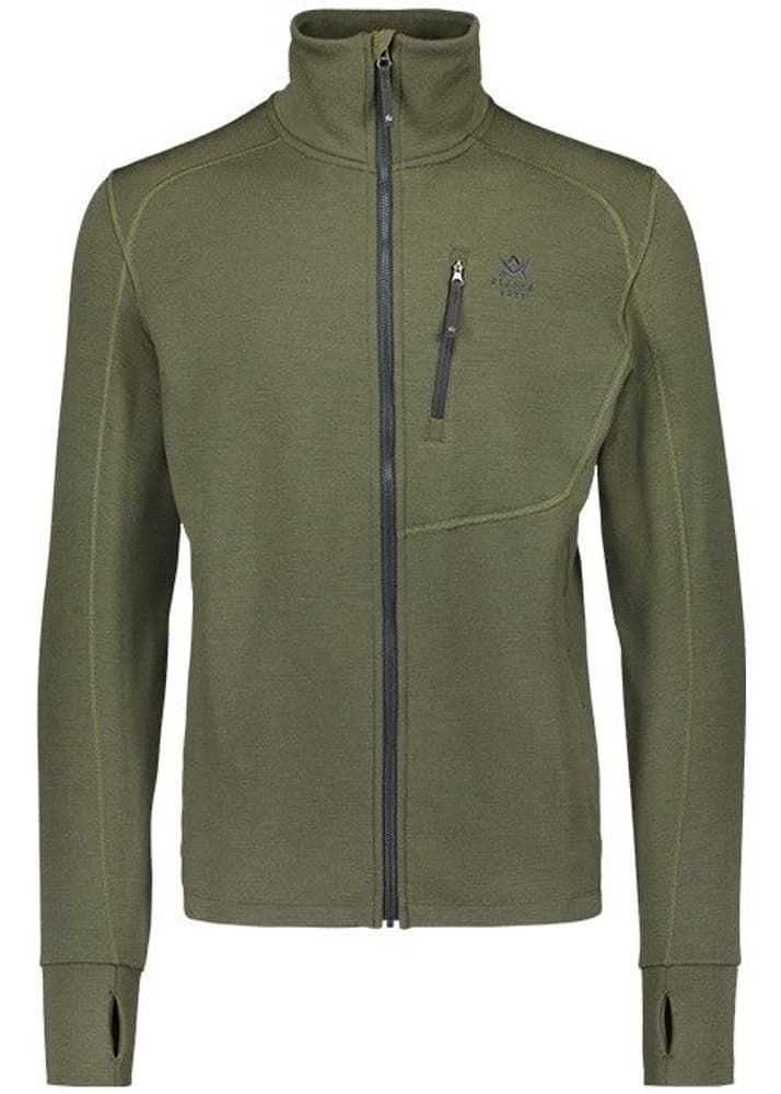 M's Merino Mid Layer Jacket Hunting Green, view: 0