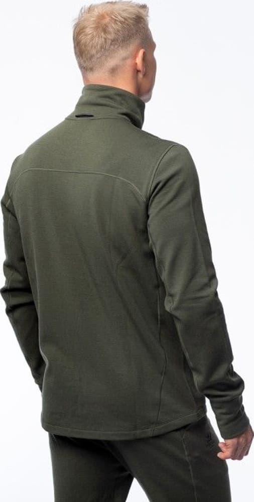 M's Merino Mid Layer Jacket Hunting Green, view: 2