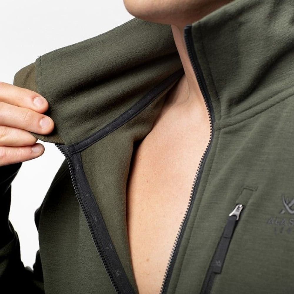 M's Merino Mid Layer Jacket Hunting Green, view: 4