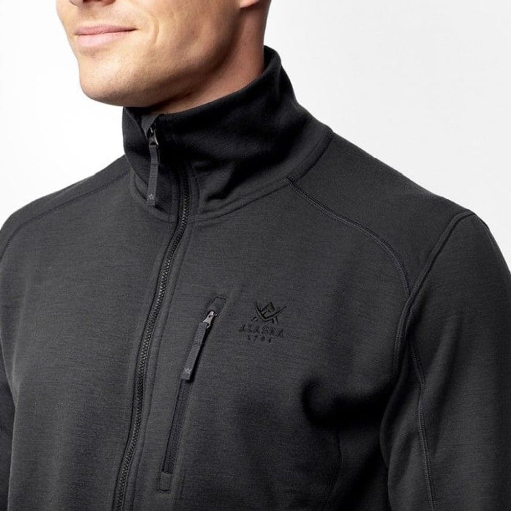 M's Merino Mid Layer Jacket Dark Grey, view: 3