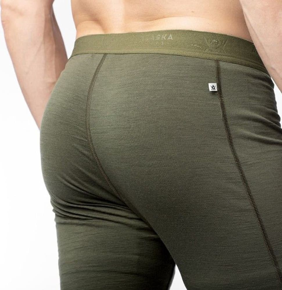 M's Merino Base Layer Bottom Hunting Green, view: 3
