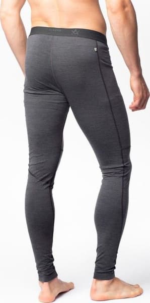 M's Merino Base Layer Bottom Dark Grey, view: 2