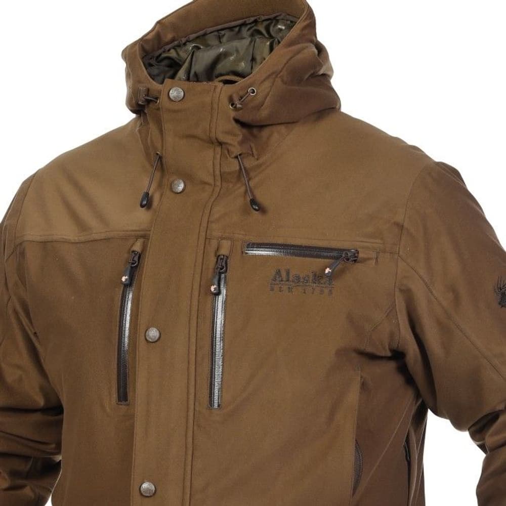 Tundra Padded Hunting Jacket Forest Brown, view: 1