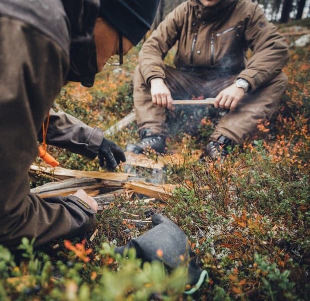 Tundra Padded Hunting Jacket Forest Brown, view: 4