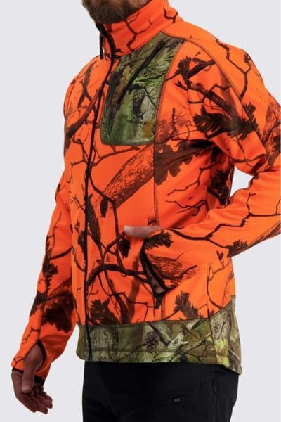M's Juneau Powerfleece Jacket Blaze 3D/BlindMax HD, view: 3