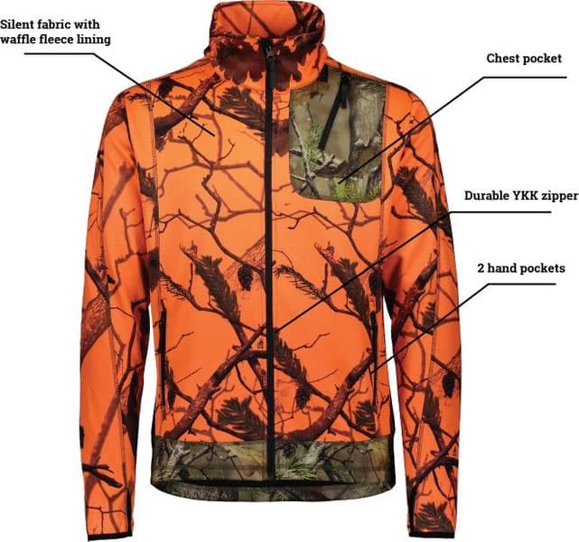 M's Juneau Powerfleece Jacket Blaze 3D/BlindMax HD, view: 5