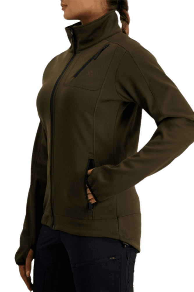 W's Juneau Powerfleece Jacket Moss Brown, view: 2