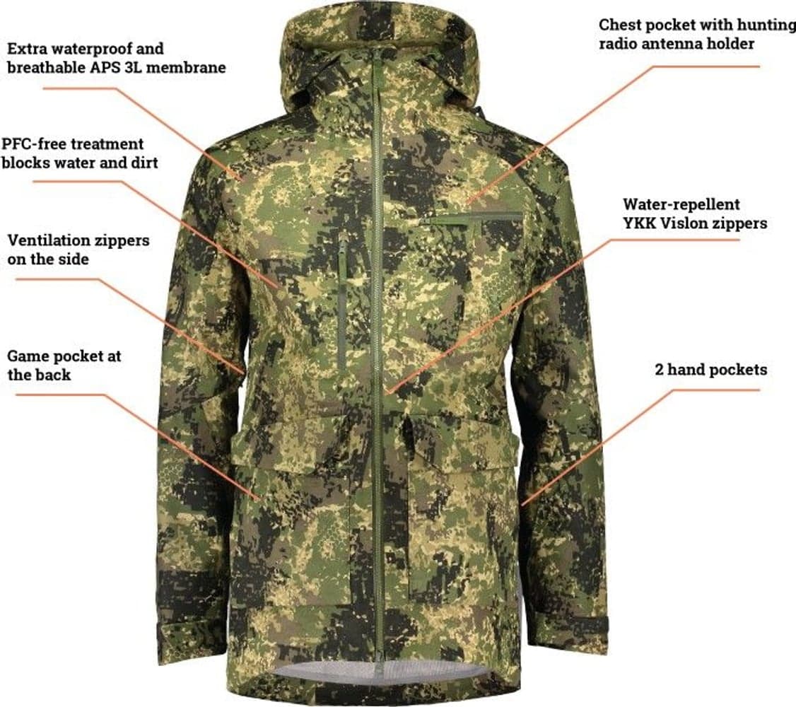 M's Performance 3-layer APS Jacket BlindTech Invisible, view: 9