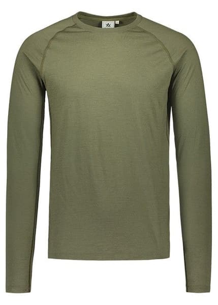 M's Merino Base Layer Crewneck Top Hunting Green, view: 0
