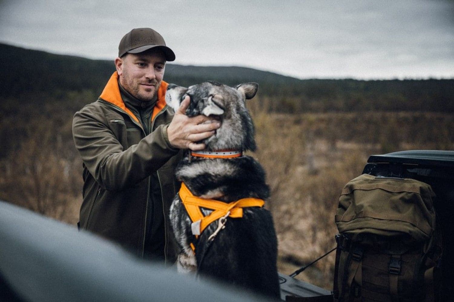 M's Kodiak APS Reversible Windfleece Hunting Green/Orange, view: 5