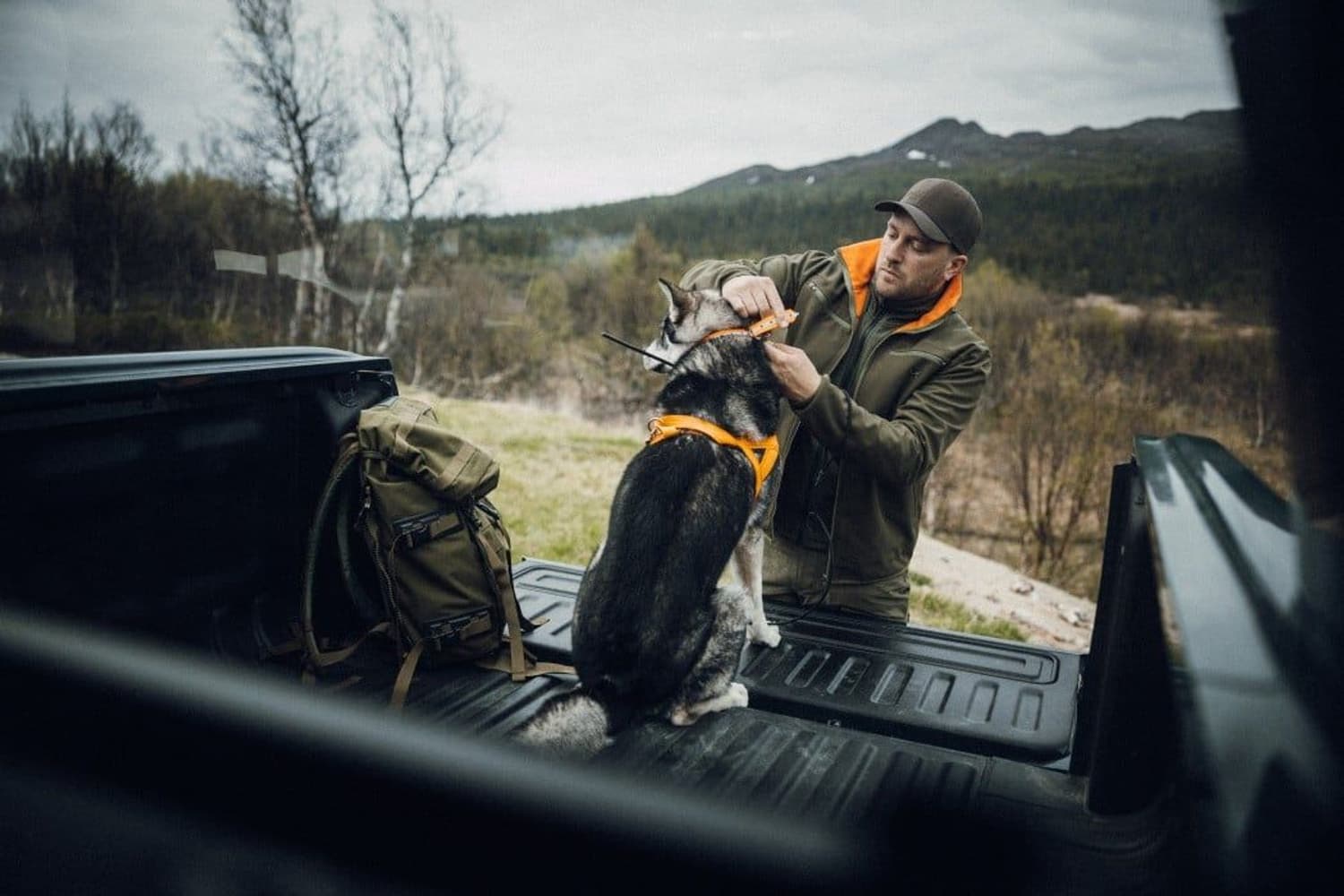 M's Kodiak APS Reversible Windfleece Hunting Green/Orange, view: 6