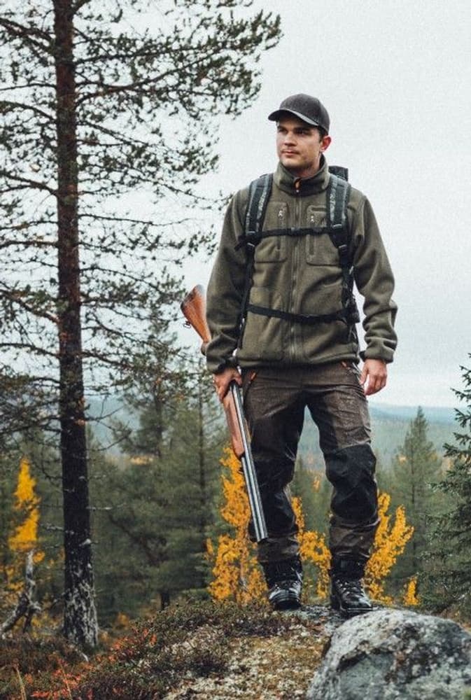 Reversible Windproof Fleece Jacket Green/Blindtech Blaze, view: 4