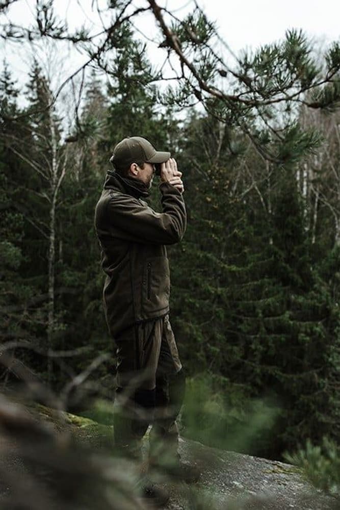 M's Elk Hunter Reversible Fleece Jacket Moss Brown/Blaze 3D, view: 6