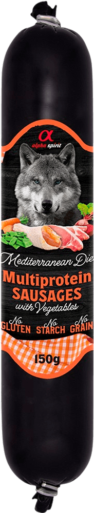 Mediterranean Multiprotein Sausage with Vegs 150 g, view: 0