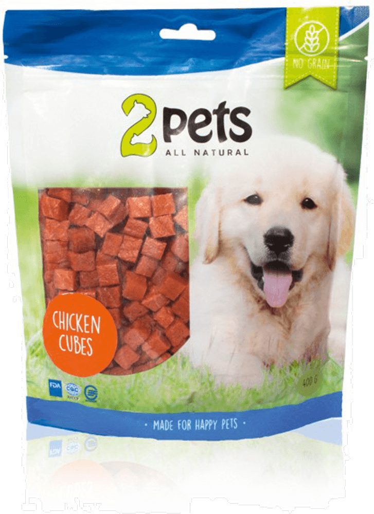 Dogsnack Chicken Cubes 400g, view: 0