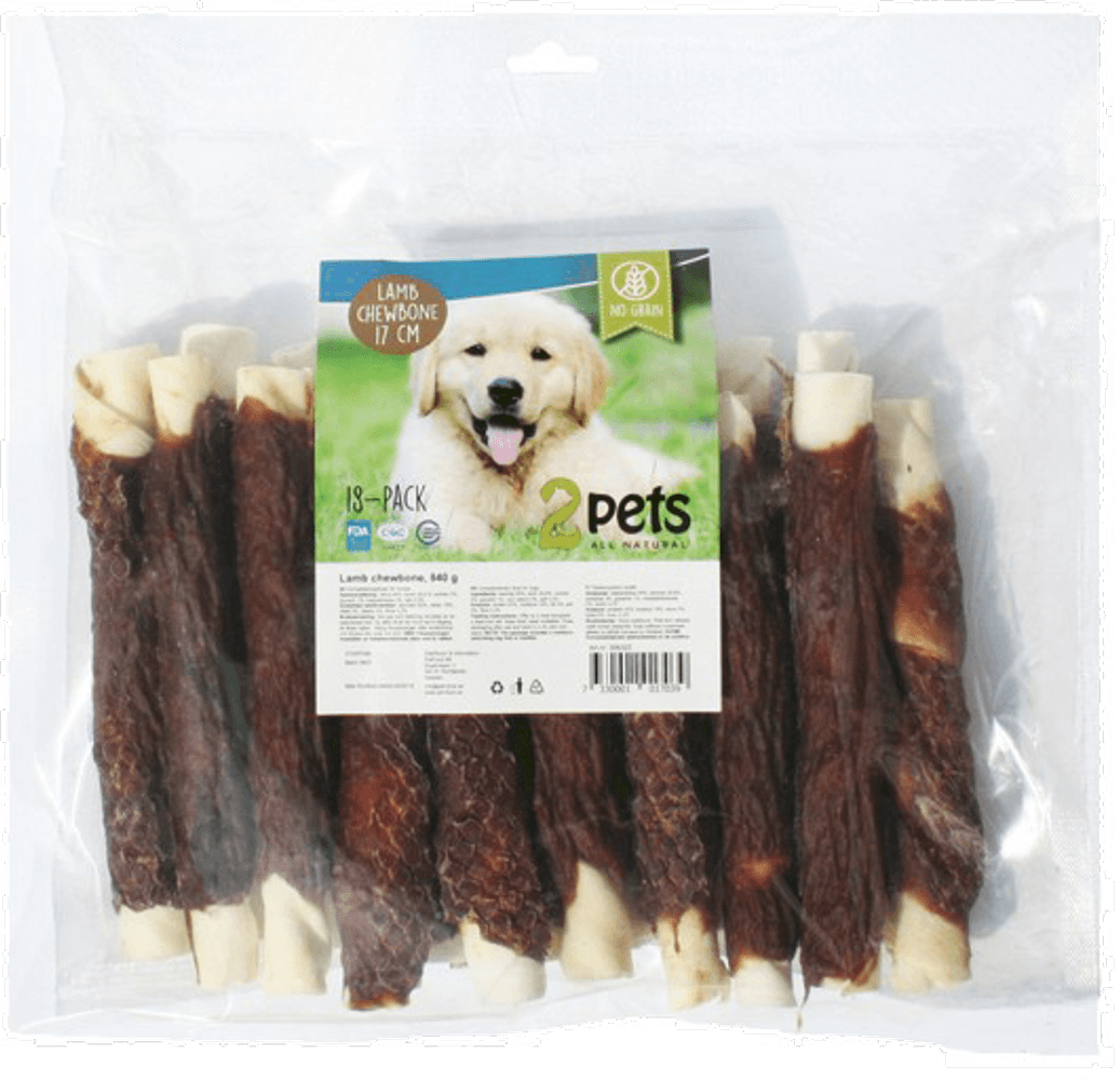 Tuggrulle m lamm 17cm 18-pack XL 840g, view: 0