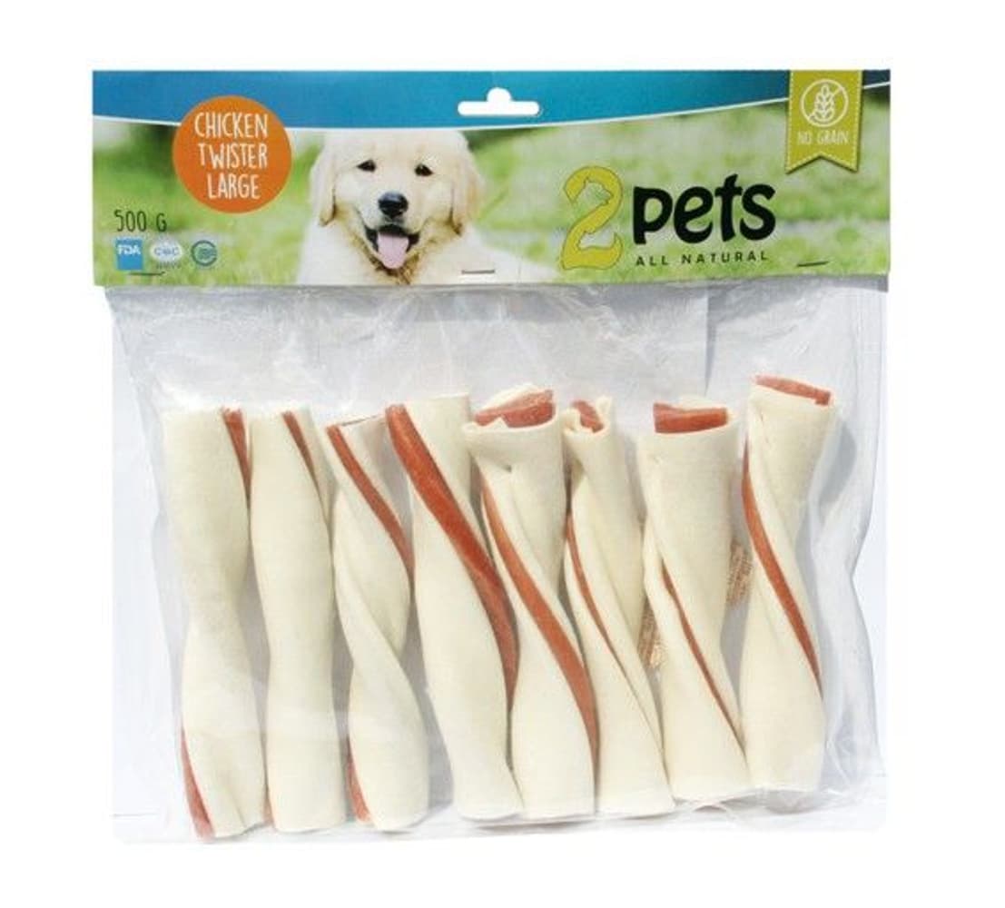 Tuggtwister m kycklingfilé Large 500 g, view: 0