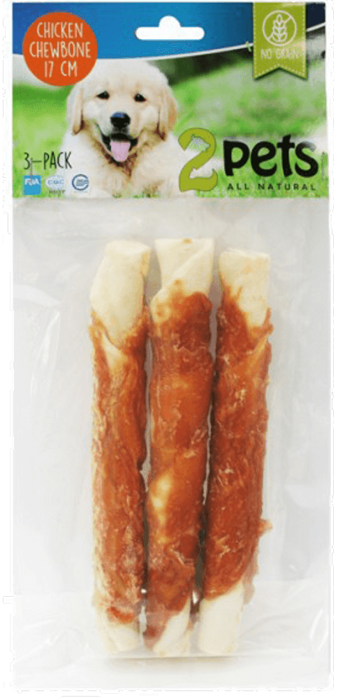 Tuggrulle m kycklingfilé 17cm 3-pack 140g, view: 0