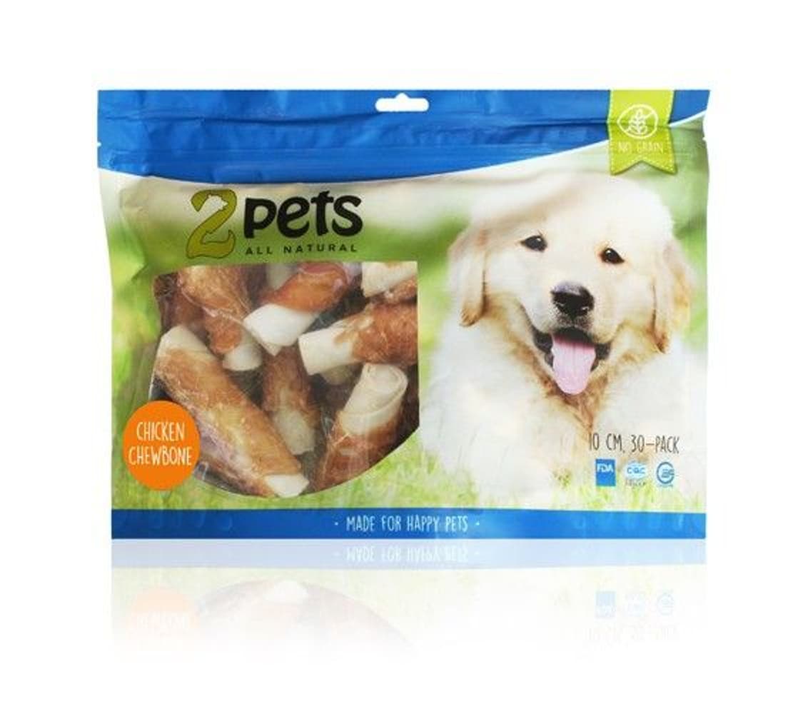 Tuggrulle m kycklingfilé 10cm 30-pack 822g, view: 0