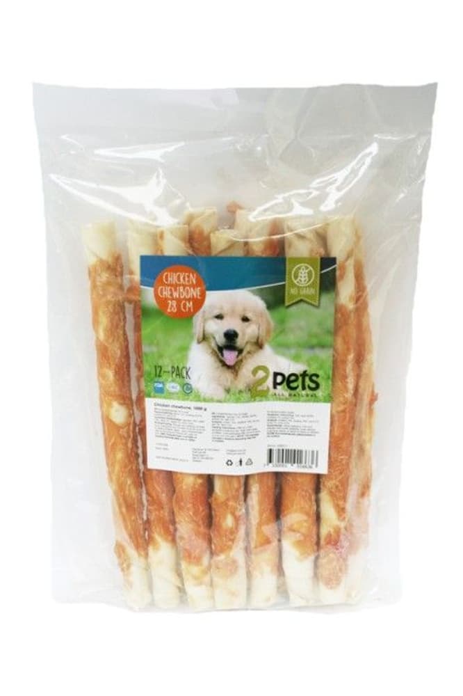 Tuggrulle m kycklingfilé 28cm 12-pack XL 1000g, view: 0