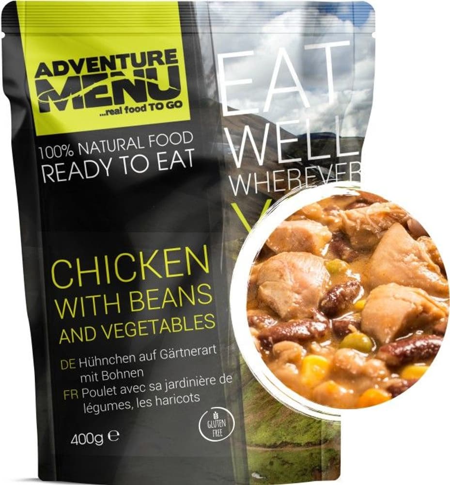 Chicken with beans and vegetables, view: 1