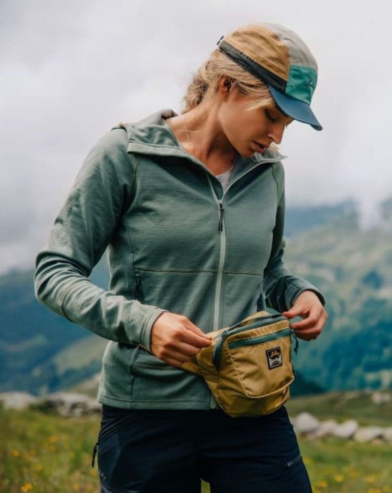 Tived Merino Hoodie W Aloe Green, view: 2