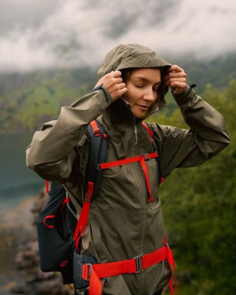 Tived Waterproof Jacket W Forest Green, view: 1