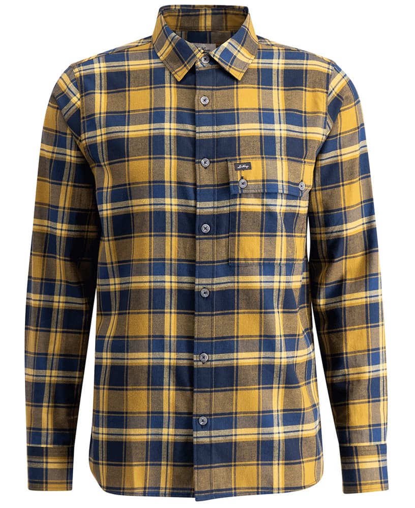 Järpen Plaid Flannel Shirt Olive, view: 0