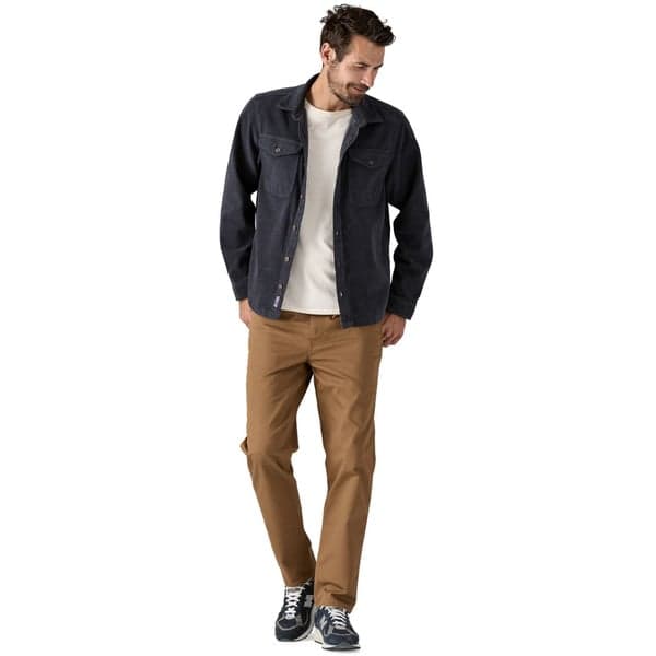 M's Corduroy Shirt Smolder Blue, view: 2