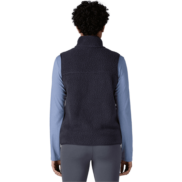 W's Retro Pile Vest Sunken Blue, view: 2