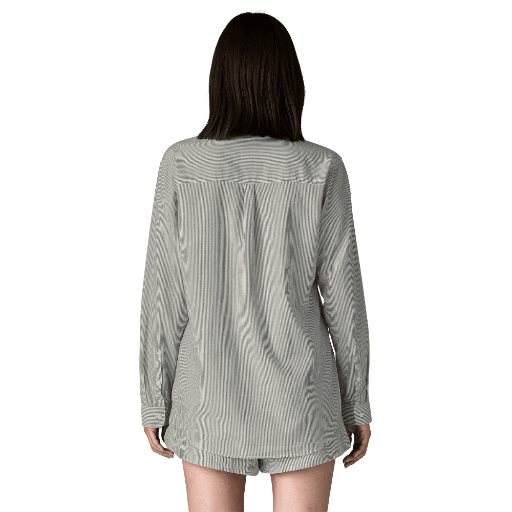 W's Lw A/C Buttondown Solstice Stripe: Smolder Blue, view: 2