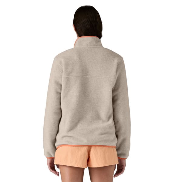 W's LW Synch Snap-T P/O Oatmeal Heather w/Heirloom Peach, view: 2