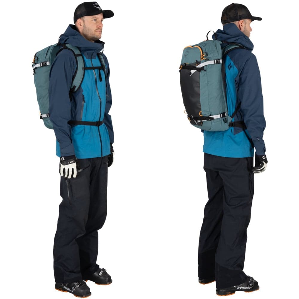 M's Soelden 25L Skidryggsäck Cascade Blue/Raven Black, view: 5