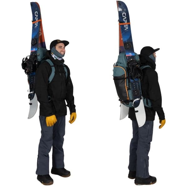 M's Soelden 45L Skidryggsäck Cascade Blue/Raven Black, view: 8