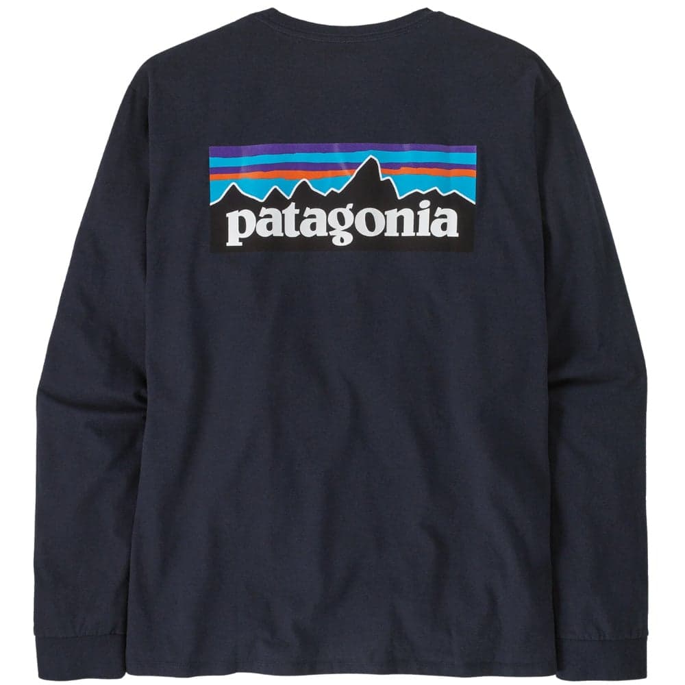 M's L/S P-6 Logo Responsibili-Tee New Navy, view: 1