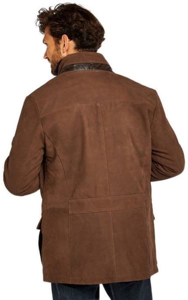 M's Moore Leather Jacket Walnut, view: 2