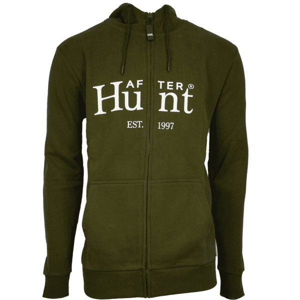 Hoodie Zipper Unisex Olive, view: 0